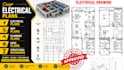 design electrical plan, mep plan, plumbing, hvac, and structural