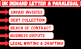 draft a professional demand letter as an experienced paralegal