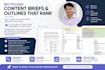 craft 3 detailed SEO content briefs and outlines