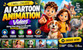 turn your ideas into professional ai cartoon animations