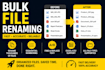 bulk rename up to 10,000 files
