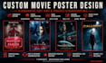 create a professional cinematic movie poster
