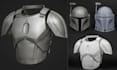 custom 3d cosplay model 3d armor model wearable armor 3d helmet 3d mask printing