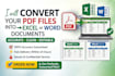 convert pdfs and encode data accurately