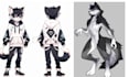 draw custom sfw furry art, fursona, and anthro reference sheets