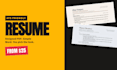 build a professional resume for you
