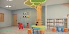 space planning for preschool interior,classroom design,functional kindergarten