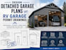 design detached garage plans and rv garage permit drawings