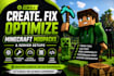create, fix and optimize minecraft modpacks and servers