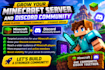 grow your minecraft server and discord community