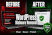 remove virus, clean malware and harden security fix hacked wordpress website
