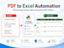 automate PDF data extraction to excel using python