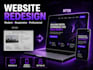 redesign your website into a modern responsive website