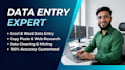 do accurate arabic data entry and copy paste work