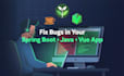 fix bugs in your spring boot java and vue application