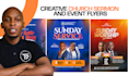 design creative church sermon and event flyers for instagram