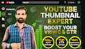 do modern logo design and youtube thumbnail