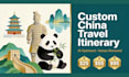 create a custom china travel itinerary with ai and human review