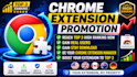 do professional chrome extension promotion