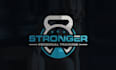 design attract gym personal strength logo