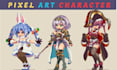 pixel art character pixel art spritesheet nsfw pixel art