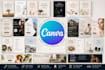 do minimalist editable canva ebook  canva logo canva flyer printable files ready