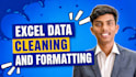 do ms excel data cleaning and formatting, merging, splitting