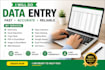 do data entry and