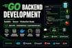 build a scalable, high performance rest API backend in go
