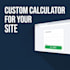 code a custom loan or insurance calculator in javascript