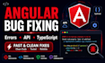fix angular bugs errors and API integration issues