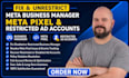 fix meta ads restriction, business manager, meta pixel setup