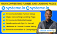 create systeme io landing page systeme io website setup systeme io sales funnel