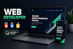 create a responsive website using HTML CSS and javascript