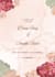 watercolor wedding invitation design
