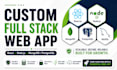 develop a custom full stack web app using react node mern