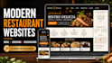build a modern restaurant website with online menu