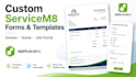 design custom servicem8 forms and servicem8 invoice templates
