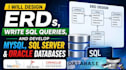 do database design sql queries erd java and python projects