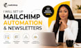 set up mailchimp email automation and newsletters