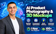 generate realistic ai product photography and studio mockups
