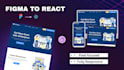 convert figma PSD canva design to responsive react and nextjs website