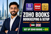 zoho books bookkeeping, setup, and vat gst coding