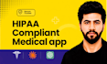 build hipaa compliant ai healthcare web application