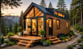 design attractive tiny house , cabin house , container house ,frame house now