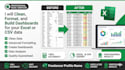 format and analyze your excel data