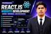 be your web developer in react js