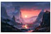 create a fantasy landscape