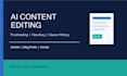 proofread and edit your articles, blog posts and aicontent