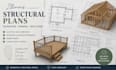 design illinois structural plans, foundation plan, framing and deck plans